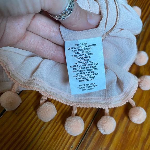 Ramy Brooke NWT Stevie Smocked BLUSH PINK Mini Skirt Size Large, MSRP $175 - Picture 4 of 10